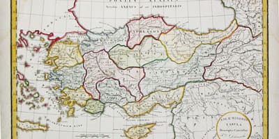 خريطة تركيا القديمة