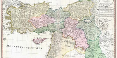 خريطة تركيا القديمة